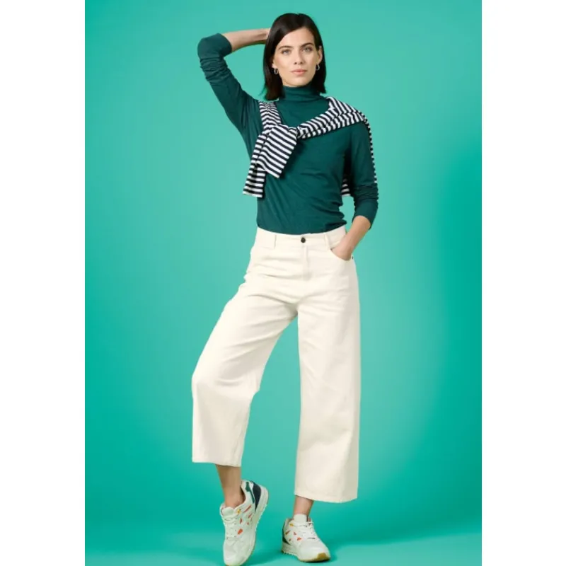 Barnes Wide Leg Crop Jeans-Seasalt Cornwall Discount