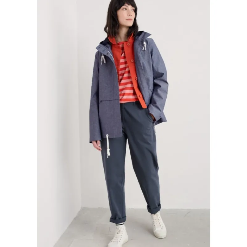 Blue Depth Waterproof Jacket-Seasalt Cornwall Fashion