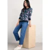Bright Wave Printed Organic Cotton Sweatshirt-Seasalt Cornwall Discount