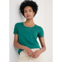 Camerance T-Shirt in GOTS-Certified Organic Cotton-Seasalt Cornwall Hot