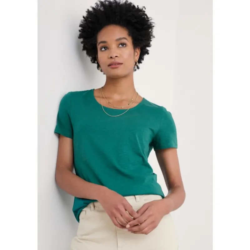 Camerance T-Shirt in GOTS-Certified Organic Cotton-Seasalt Cornwall Hot