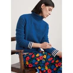 Cloud Chasing Roll Neck Jumper-Seasalt Cornwall Fashion