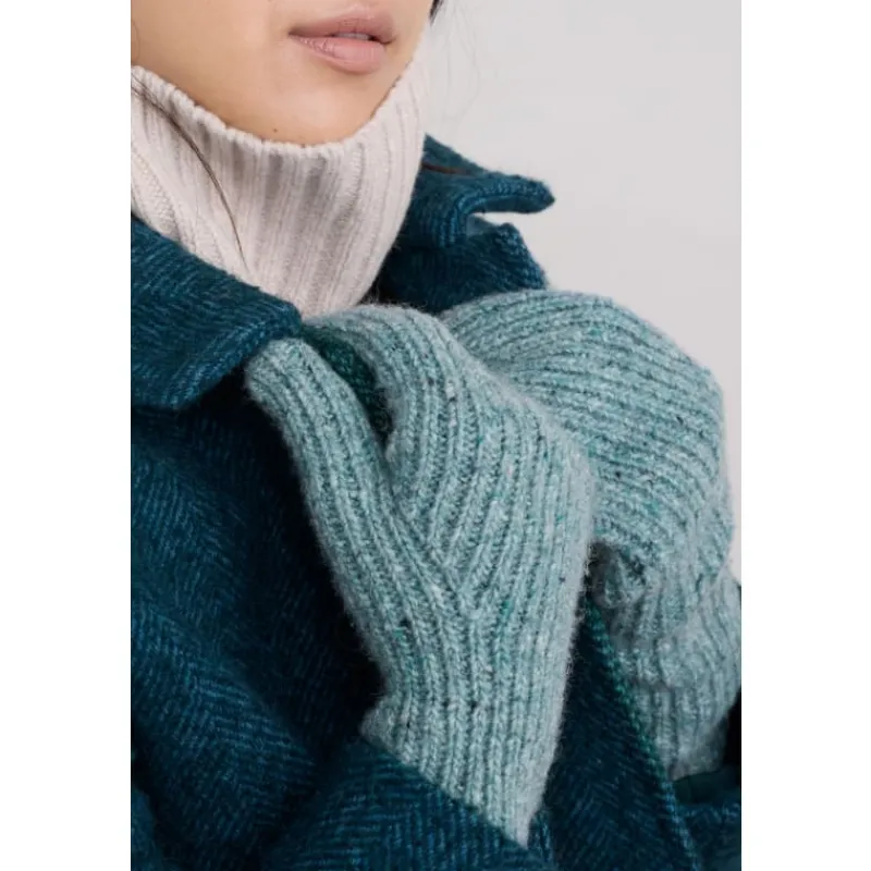 Driftmaker Wool Blend Knitted Mittens-Seasalt Cornwall Hot