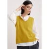 East View V-Neck Knitted Vest-Seasalt Cornwall Sale