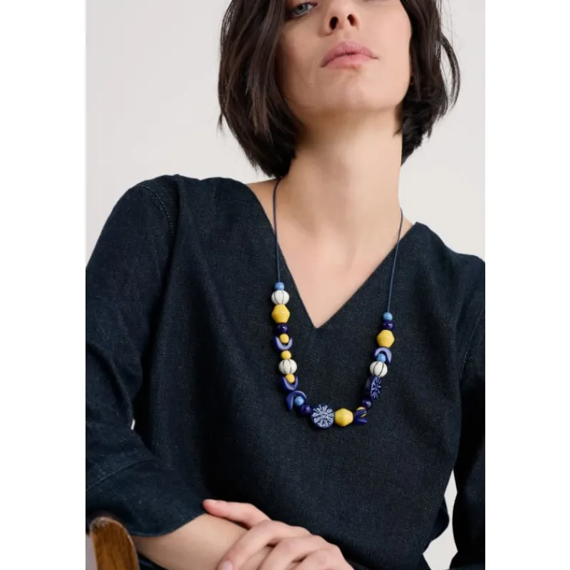 Filbert Beaded Necklace-Seasalt Cornwall Sale