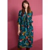 Harbour Cove Printed Tie Neck Midi Dress-Seasalt Cornwall New
