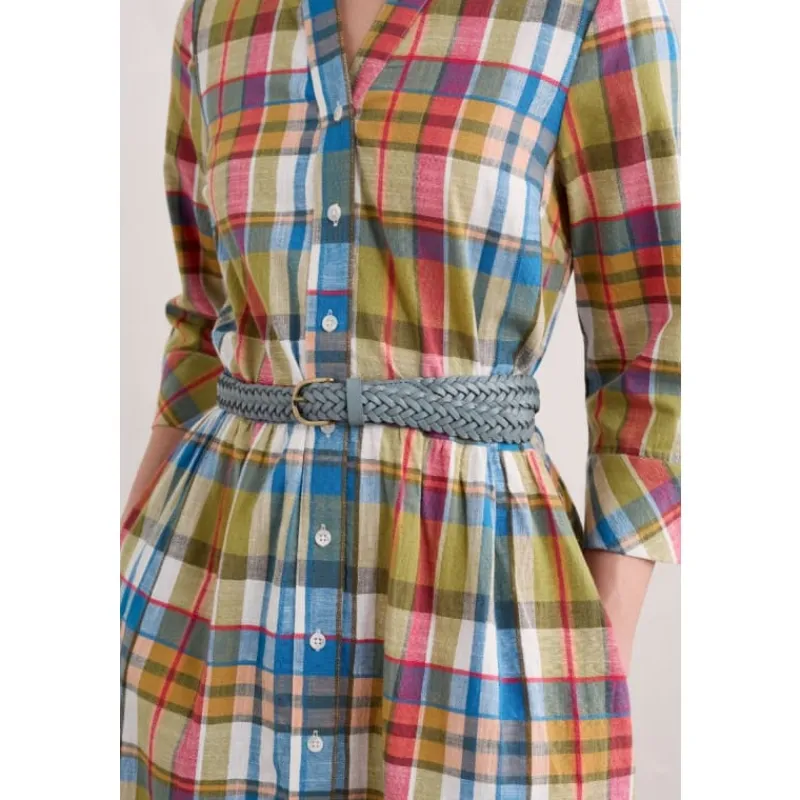 Intertwined Woven Leather Belt-Seasalt Cornwall Clearance