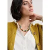 Kres Ceramic Bead Necklace-Seasalt Cornwall Best