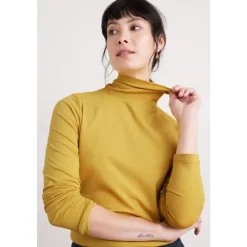 Landing Roll Neck Top in GOTS-Certified Organic Cotton-Seasalt Cornwall Discount