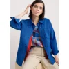 Long Field Organic Cotton Worker Jacket-Seasalt Cornwall Fashion