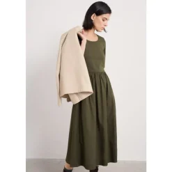 Madder Jersey Woven Mix Above-Ankle Dress-Seasalt Cornwall New