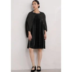 Mahonia Velvet Shift Dress-Seasalt Cornwall Best