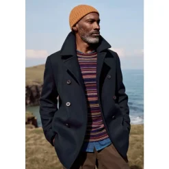 Men's Channel Wool Blend Coat-Seasalt Cornwall Online