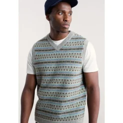 Men's Fair Isle Walt Vest-Seasalt Cornwall Sale