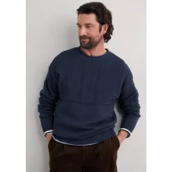 Men's Forestay Knitted Jumper-Seasalt Cornwall Clearance