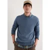 Men's Mainbrace Organic Cotton V-Neck Jumper-Seasalt Cornwall Best