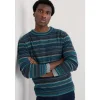Men's Notebook Striped Jumper with Lambswool-Seasalt Cornwall Clearance
