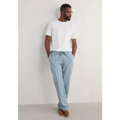 Men's Shipping Lights Striped Pyjama Trousers-Seasalt Cornwall Hot