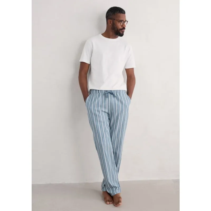 Men's Shipping Lights Striped Pyjama Trousers-Seasalt Cornwall Hot