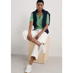 Owles Point Short Sleeve V-Neck Jersey Shirt-Seasalt Cornwall Outlet