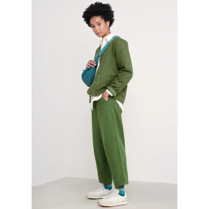 Painted Forms Organic Cotton Barrel Leg Trousers-Seasalt Cornwall Clearance