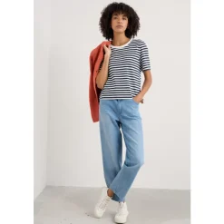 Penwith Organic Cotton Straight Leg Jeans With Stretch-Seasalt Cornwall Hot