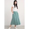 Ready Sail Printed Jersey Midi Skirt-Seasalt Cornwall Best