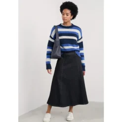 Restharrow Ankle-Length Denim Skirt-Seasalt Cornwall Sale