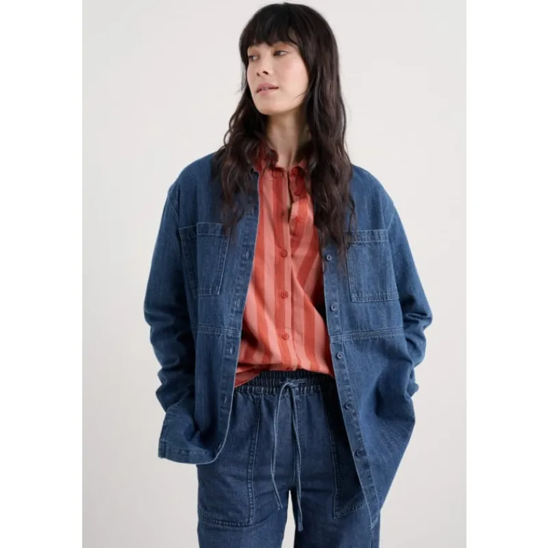 Starboard Denim Shirt-Seasalt Cornwall Discount