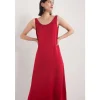 Starling Flight Satin Shift Dress-Seasalt Cornwall Hot