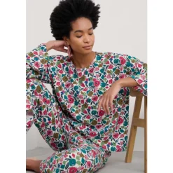 Tree Shadow Jersey Pyjamas-Seasalt Cornwall Fashion