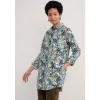 Waterworn Longline Shirt in GOTS-Certified Organic Cotton-Seasalt Cornwall Online
