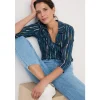 Wavecrest Shirt in GOTS-Certified Organic Cotton Jersey-Seasalt Cornwall New