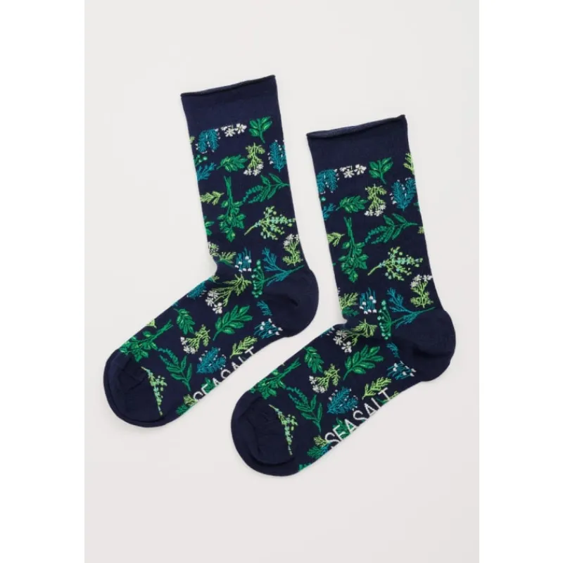 Women's Arty Organic Cotton Socks-Seasalt Cornwall Outlet