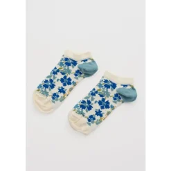 Women's Arty Organic Cotton Trainer Socks-Seasalt Cornwall Sale